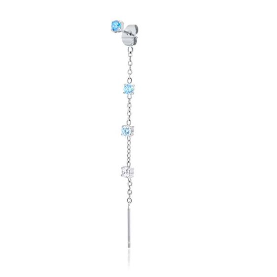 Mono orecchino Brand Donna Princess in Acciaio Cristallo 14ER063T - 14ER063T